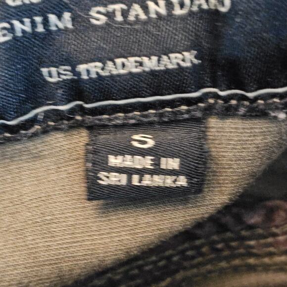 Lucky Brand Utility Jacket Military Green Zip Pockets Womens Small Cinch Waist - Picture 10 of 15